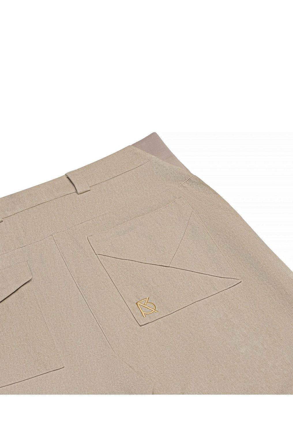 Charles Regular-Fit Cropped Trousers: Beige