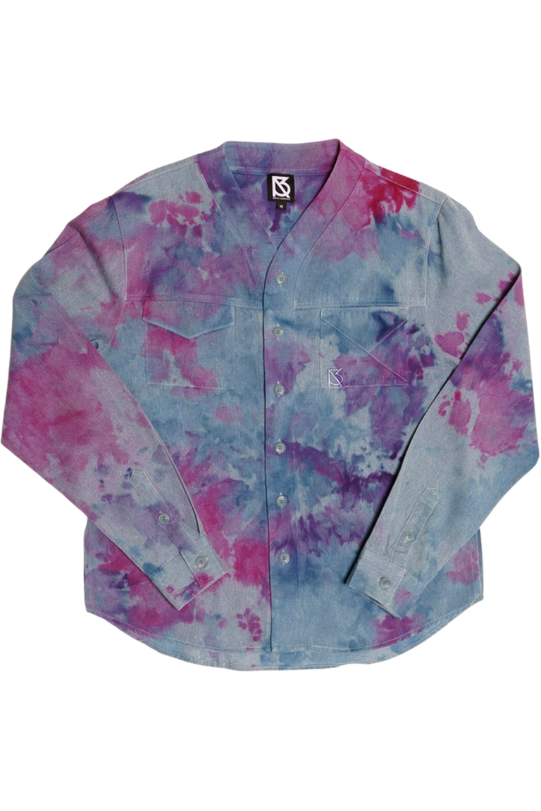 V Neck Button Up Shirt