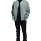 Herman V Neck Button Up Shirt: Olive