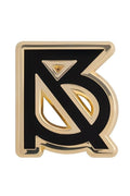 Logo Pin: Gold/Black