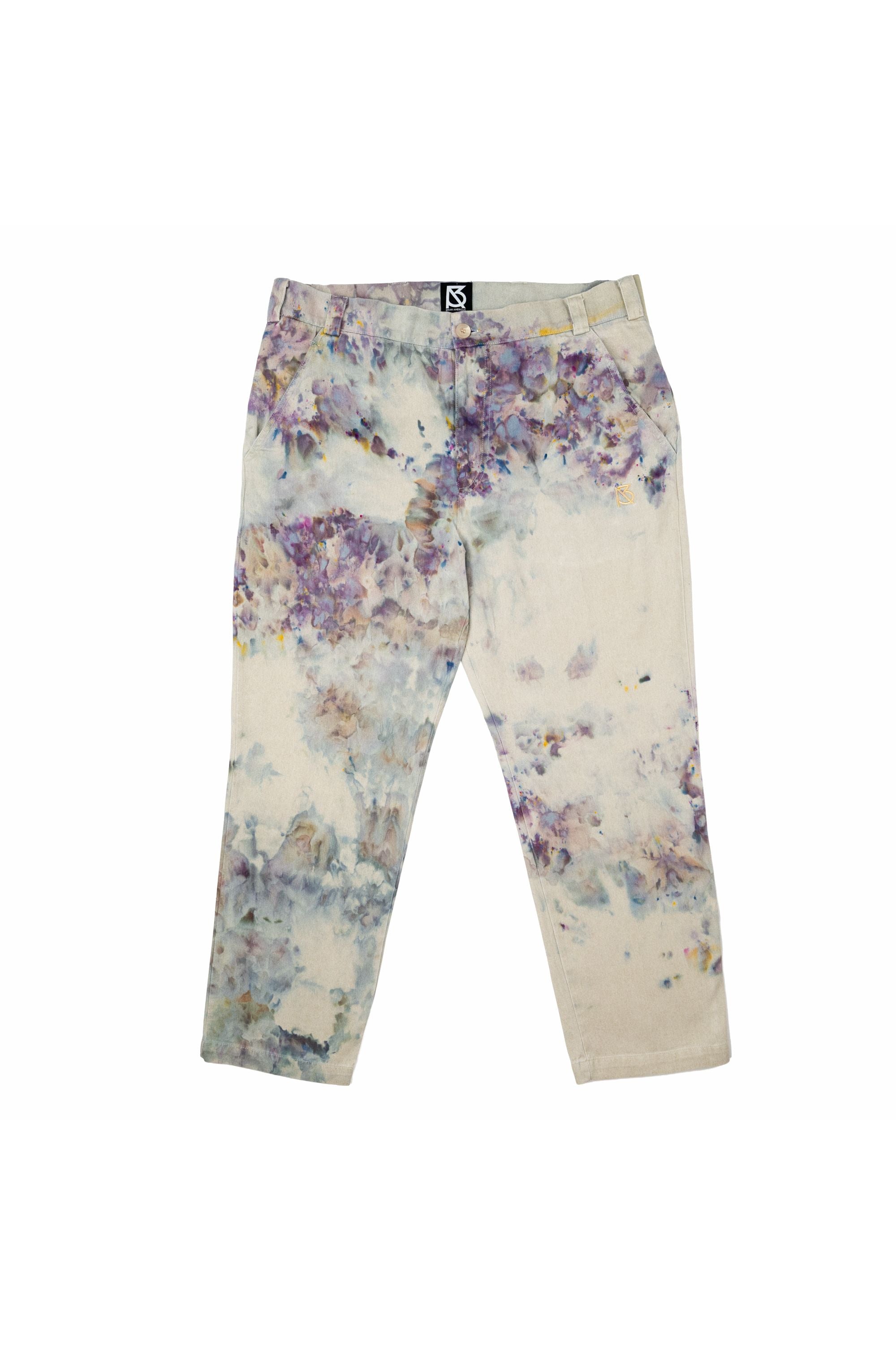 Charles Regular-Fit Cropped Trousers: Beige TD