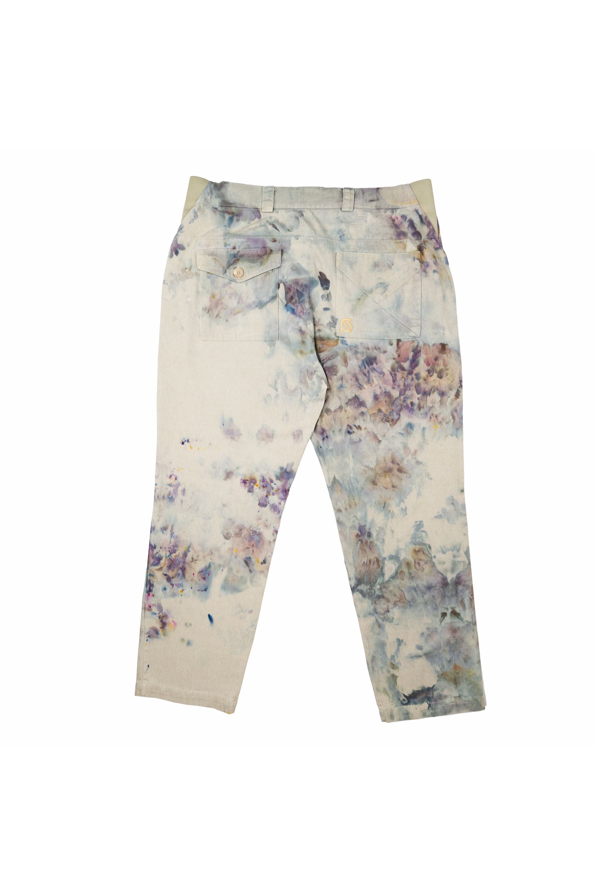 Charles Regular-Fit Cropped Trousers: Beige TD