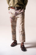 Charles Regular-Fit Cropped Trousers: Beige TD v1
