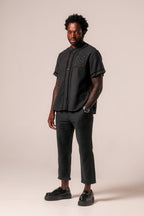 Edward Baseball Jersey: Green/Black