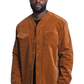 Model wearing brick corduroy Herman 