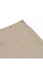 Charles Regular-Fit Cropped Trousers: Beige