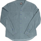 Herman V Neck Button Up Shirt: Royal Blue
