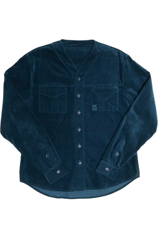 V Neck Button Up Shirt